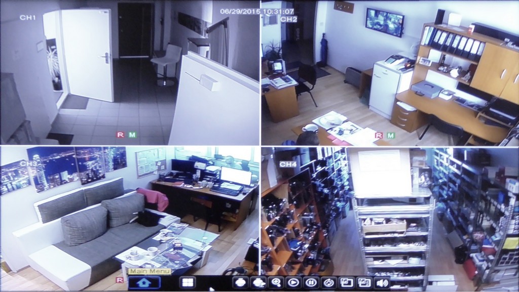 IQ настройка записи DVR CCTV в реальном времени