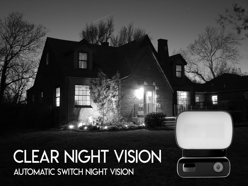 Wi-Fi камера в отражателе с ночным видением