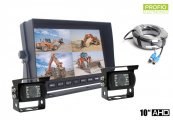 Парковочные камеры с монитором - 10-дюймовый HD-монитор + 2x HD