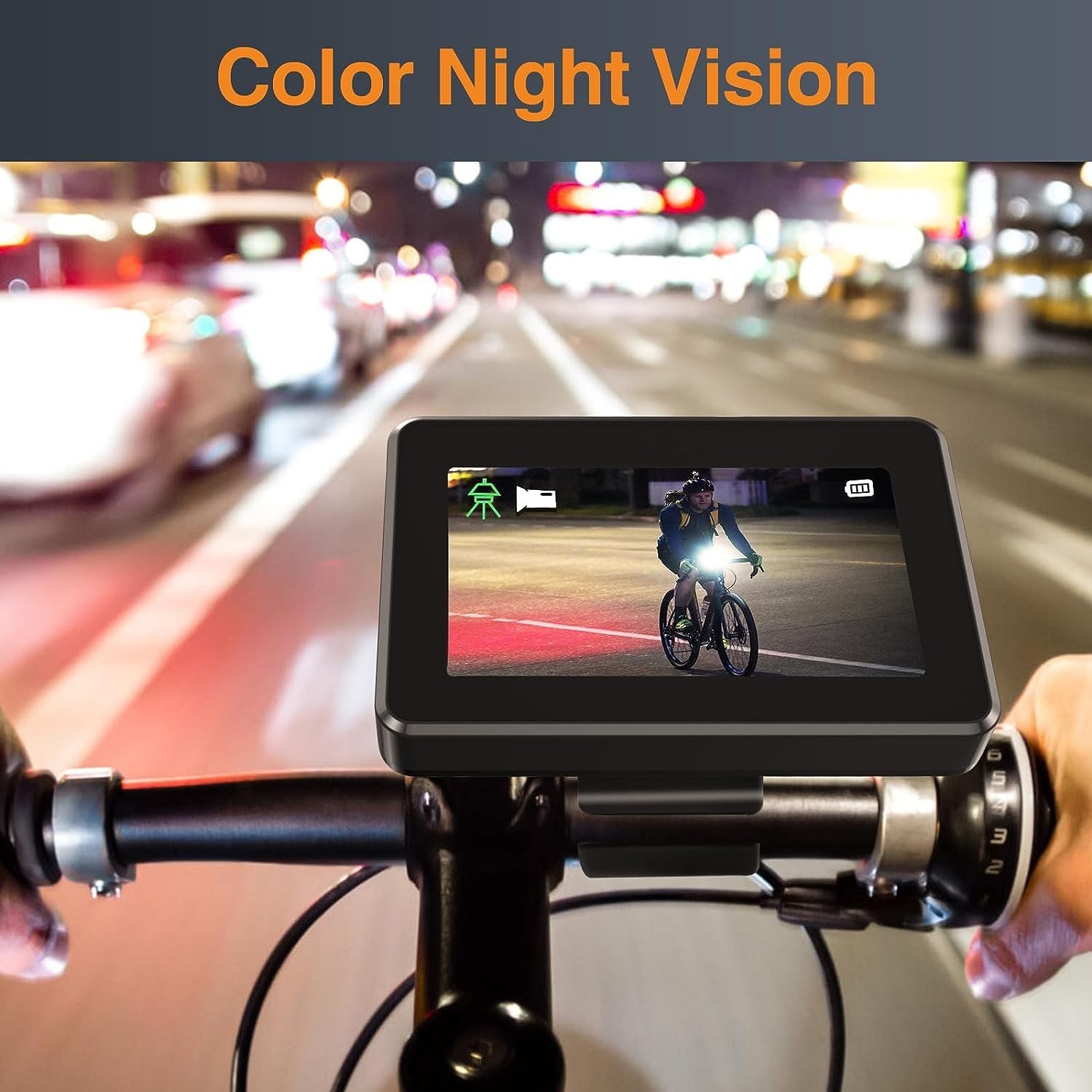 задняя велосипедная камера с ночным видением и монитором