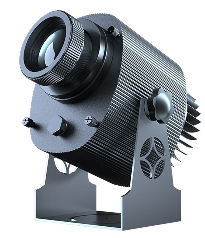 Светодиодный гобо-проектор мощностью 100 Вт с проекцией до 70 м