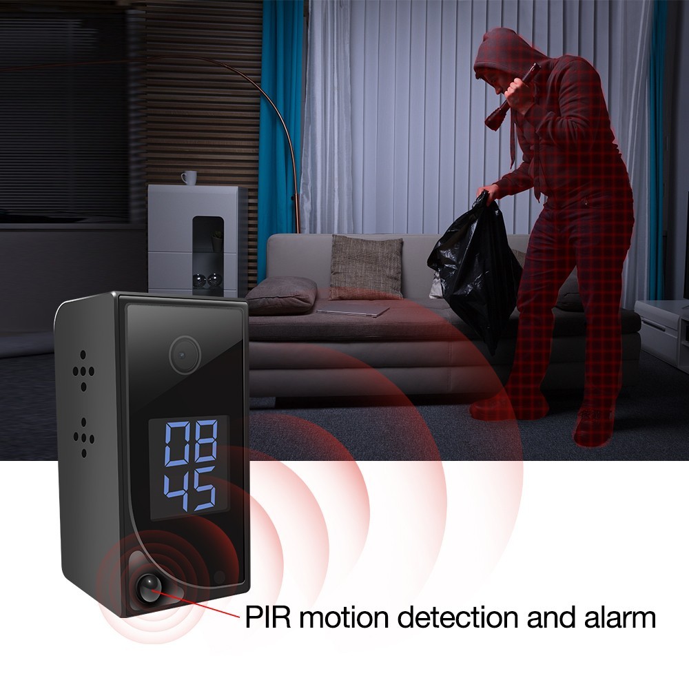 скрытая камера PIR детектор движения и push-уведомление о тревоге