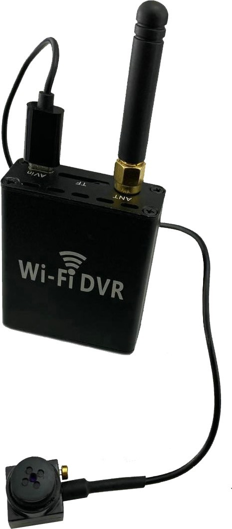 Кнопочные камеры + модуль WiFi DVR для прямой трансляции