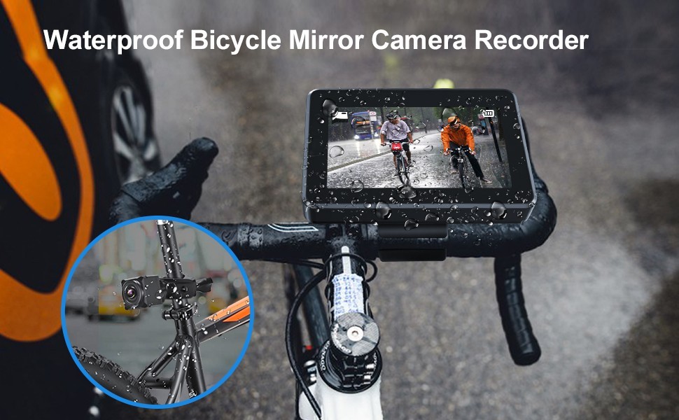Водонепроницаемая велосипедная камера IP68 с комплектом монитора