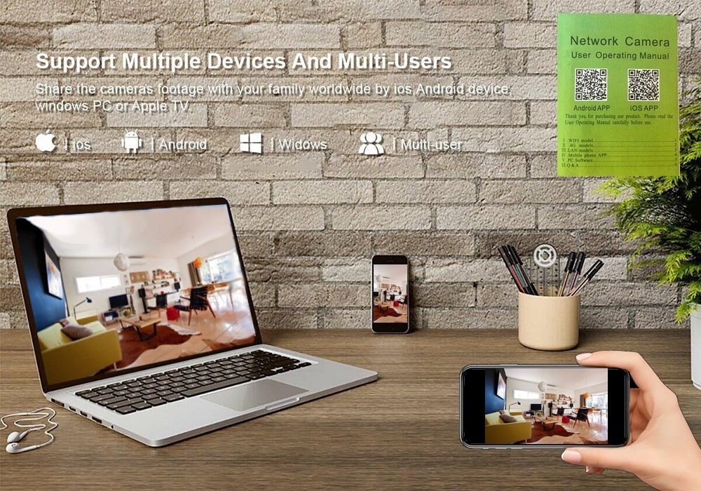 wifi модуль pinhole set - мобильное приложение ios и android