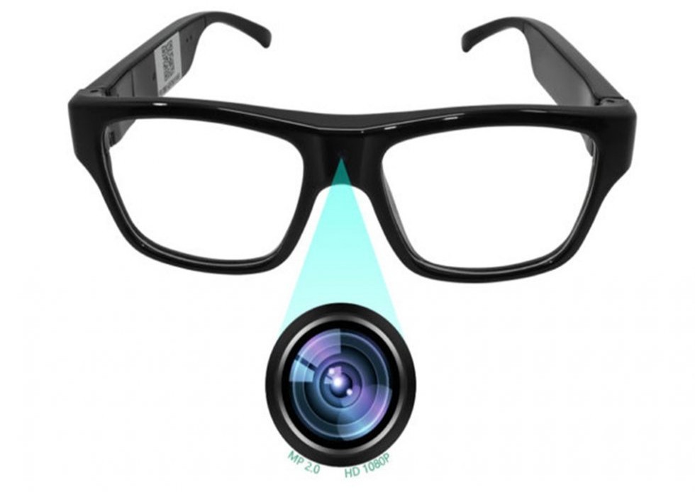 шпионские очки с камерой FULL HD Wi-Fi в прямом эфире