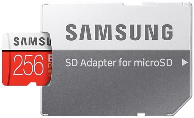 Карта памяти micro SDXC 256 ГБ Samsung EVO PLUS + адаптер SD