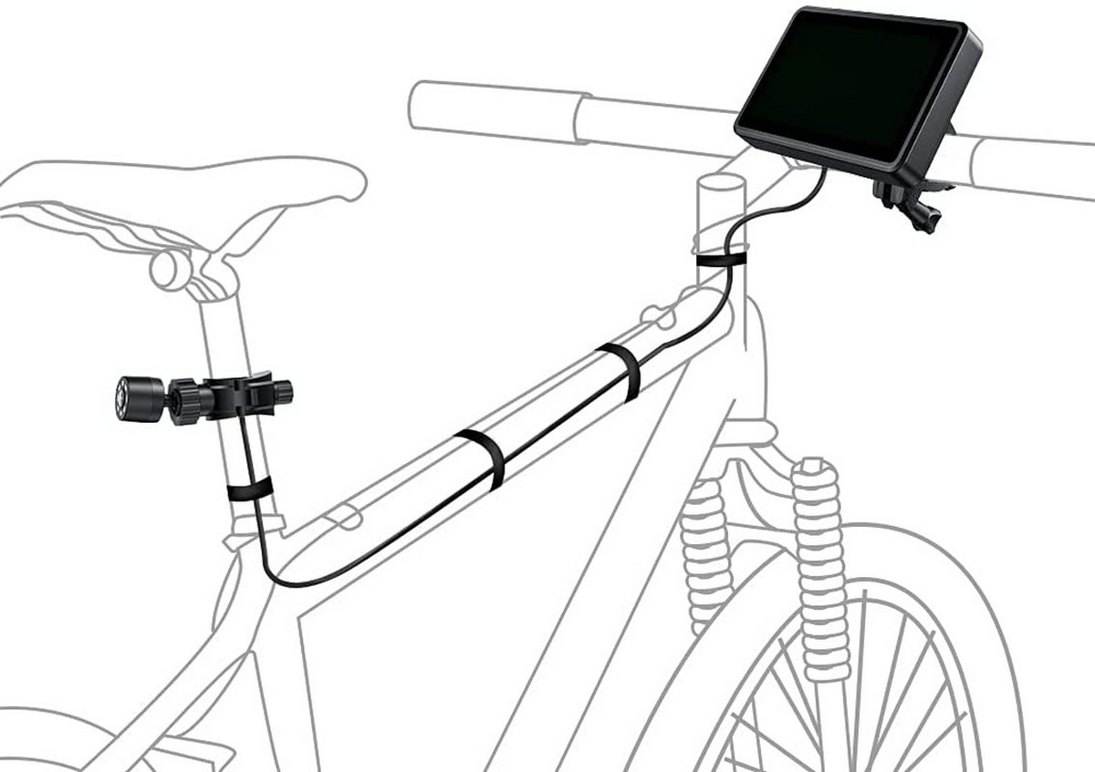 велосипедные камеры и монтаж монитора