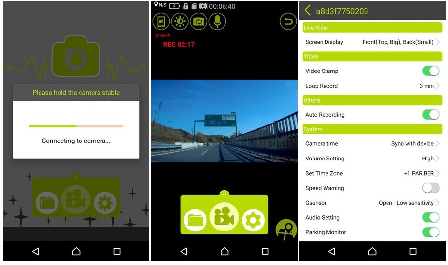 приложение от DOD Android/iOS - автомобильная камера dod