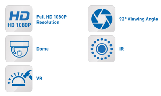 Технические характеристики Камера XHC 1080P