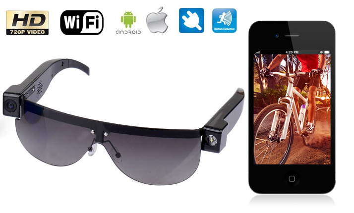 Солнцезащитные очки с hd wifi-камерой