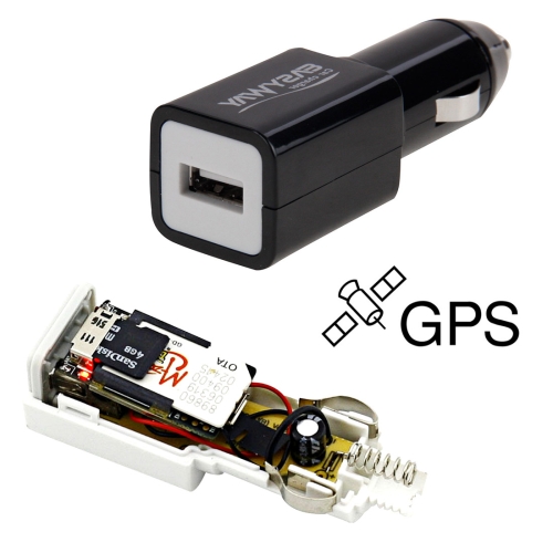 автомобильное зарядное устройство с GPS слежением
