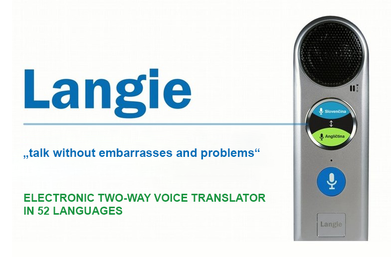 электронный голосовой переводчик langie