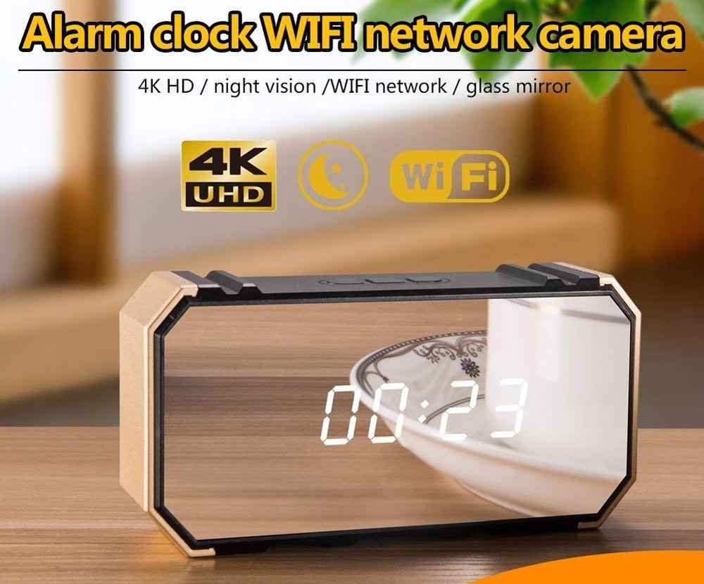 4K Wi-Fi камера в будильнике