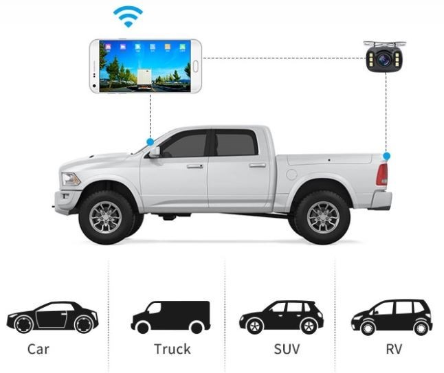 универсальная парковка Wi-Fi автомобильная камера через мобильный телефон