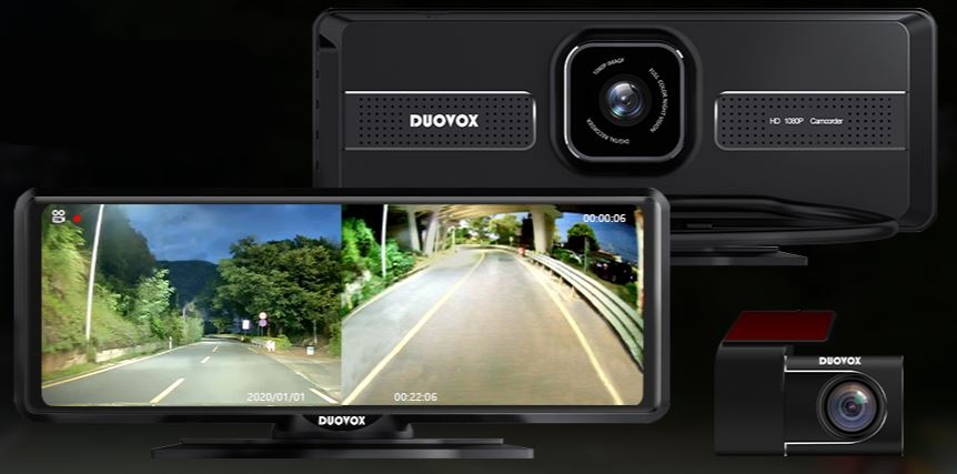 автомобильная видеокамера duovox v9