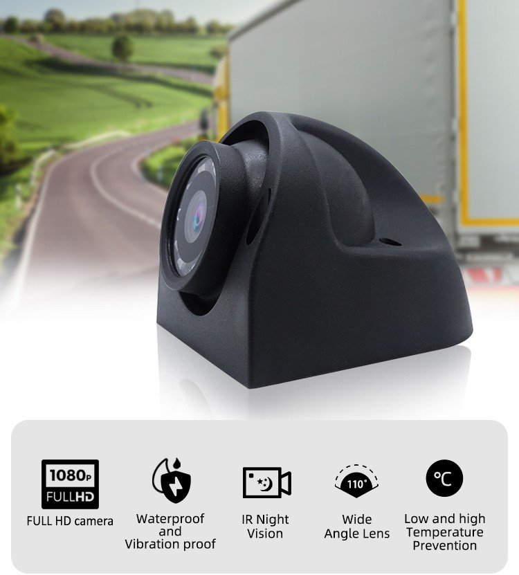 Автомобильная камера FULL HD с объективом AHD 3,6 мм + 8 ИК-светодиодов ночного видения