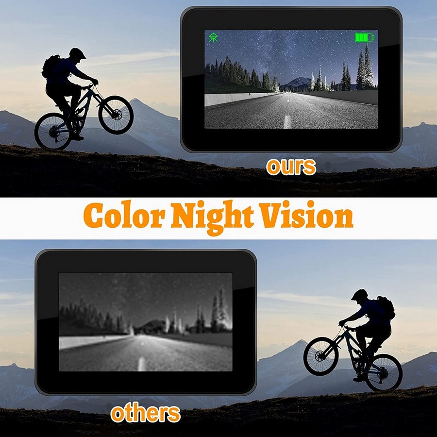 система камер для велосипедов, цветное ночное видение